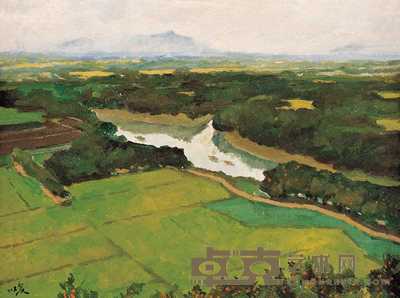 费以复 1973年作 桔乡 36×27cm